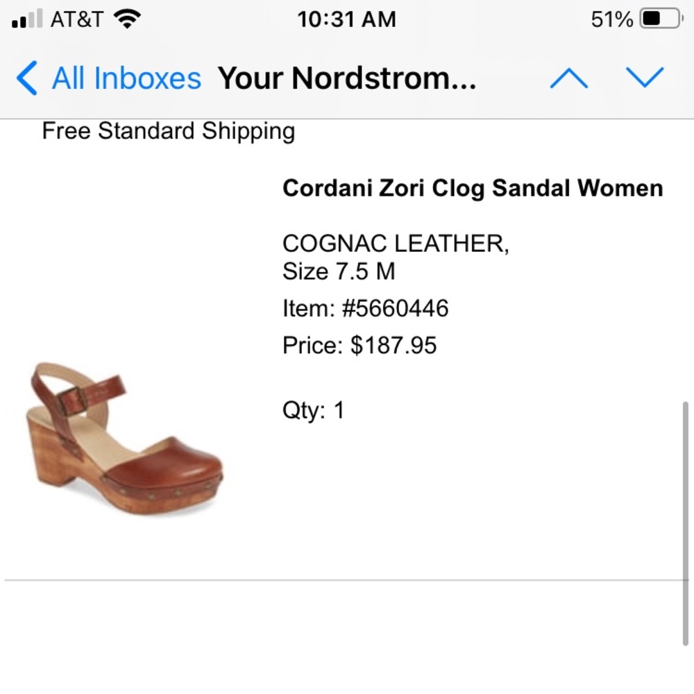Solid wood leather clogs
